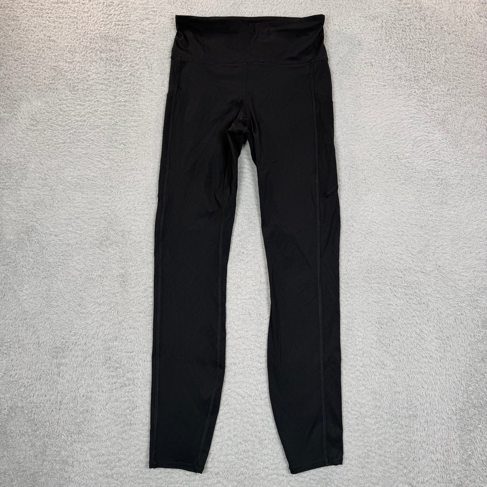 Vuori Womens Black High Rise Performance Pocket Leggings‎ XS Solid Yoga Running
